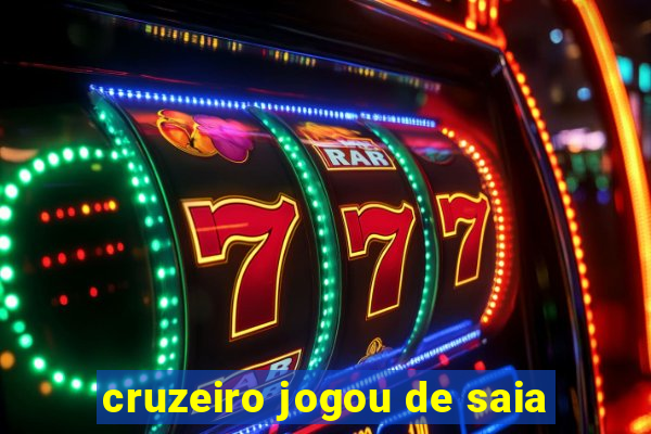 cruzeiro jogou de saia